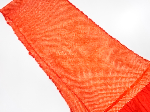 正絹　振袖用　絞り　帯揚げ